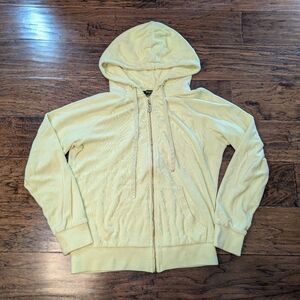 Juicy Couture Terry Cloth Style Zip Up Size XS